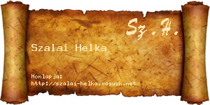 Szalai Helka névjegykártya